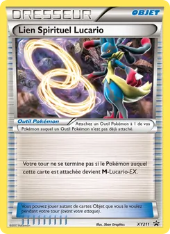 Carte Lien Spirituel Lucario XY211 – Promo XY