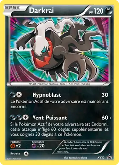 Carte Darkrai XY22 – Promo XY