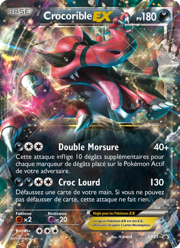Carte Crocorible EX XY25 – Promo XY