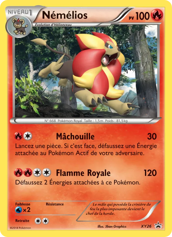 Carte Némélios XY26 – Promo XY