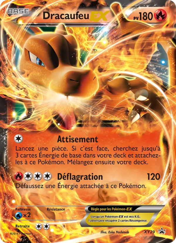 Carte Dracaufeu EX XY29 – Promo XY