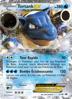 Carte Tortank EX XY30 – Promo XY