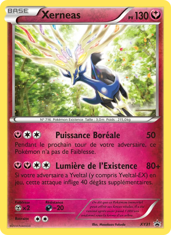 Carte Xerneas XY31 – Promo XY