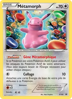 Carte Métamorph XY40 – Promo XY