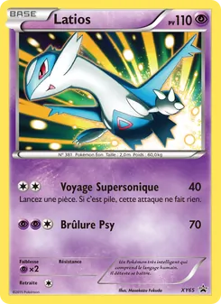 Carte Latios XY65 – Promo XY
