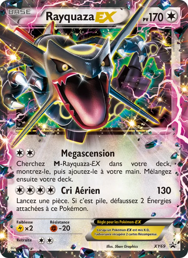 Carte Rayquaza EX XY69 – Promo XY