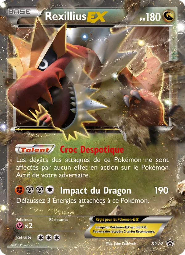 Carte Rexillius EX XY70 – Promo XY
