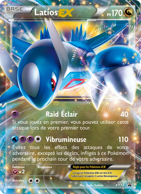 Carte Latios EX XY72 – Promo XY