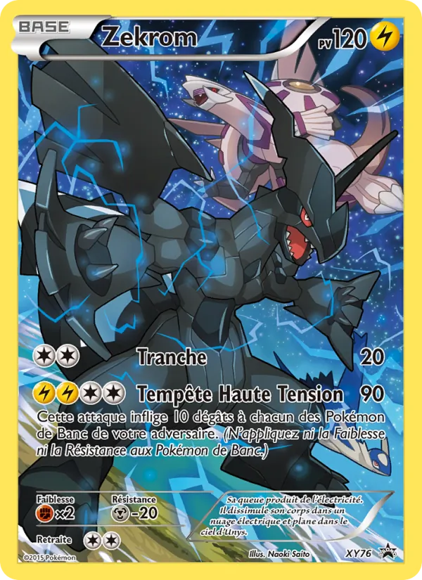 Carte Zekrom XY76 – Promo XY
