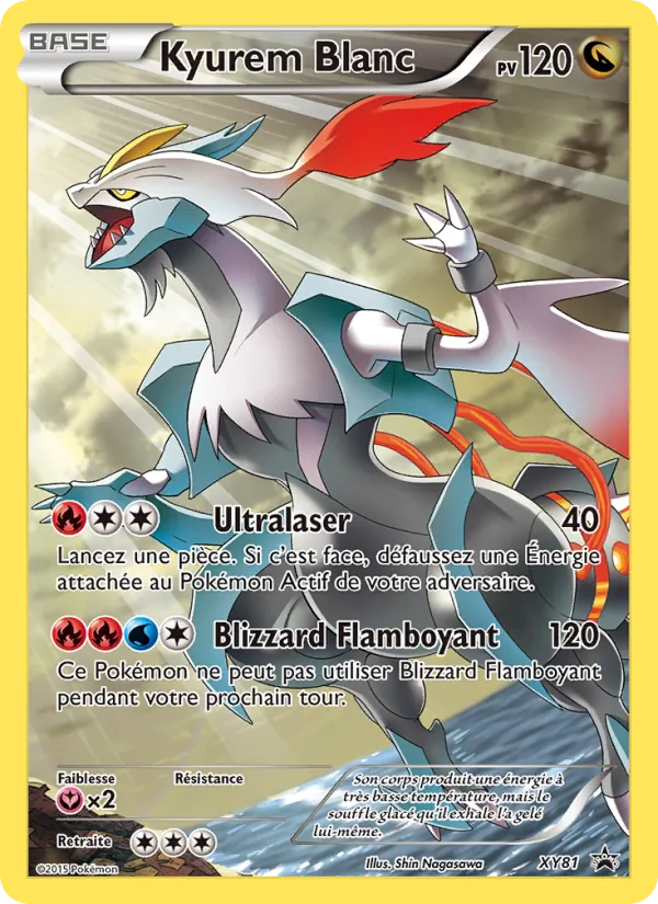 Carte Kyurem Blanc XY81 – Promo XY