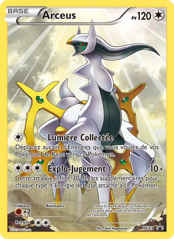 Carte Arceus XY83 – Promo XY