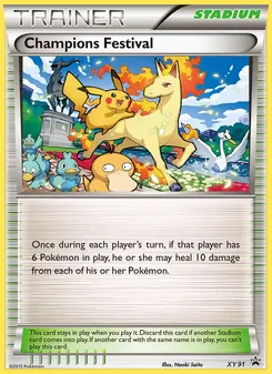 Carte Festival des Champions XY91 – Promo XY