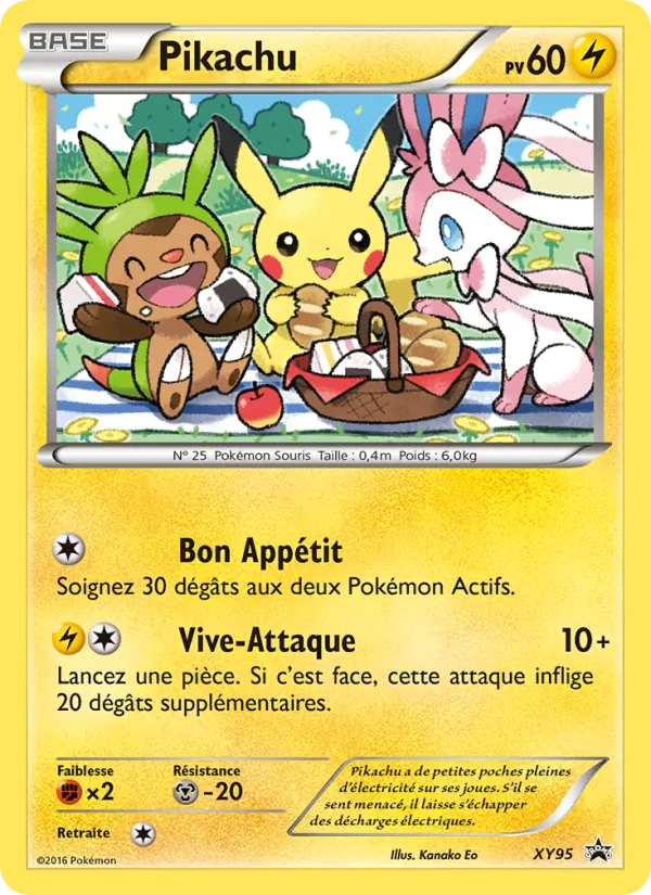 Carte Pikachu XY95 – Promo XY