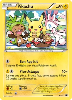 Carte Pikachu XY95 – Promo XY