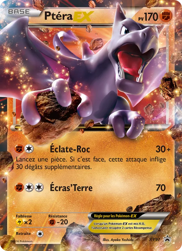 Carte Ptéra EX XY97 – Promo XY